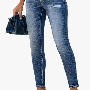 Classic Blue Skinny Jeans